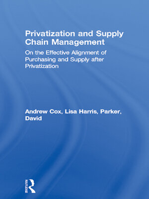 cover image of Privatization and Supply Chain Management